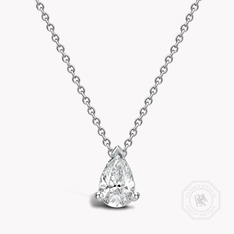 Pear Shaped Diamond Pendant Pear Shaped, Claw Set_1