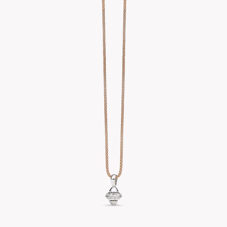 Fope Phylo Diamond Pendant Brilliant Cut, Grain Set_1