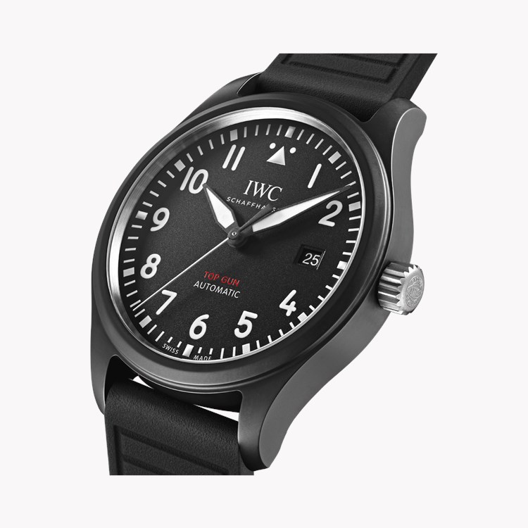 IWC Pilot's Top Gun Automatic 41mm, Black Dial, Arabic Numerals_3