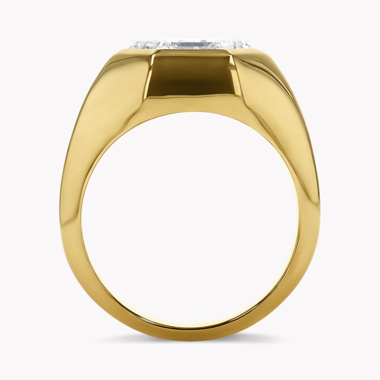 Masterpiece Honeycomb 3.75ct Diamond Ring Hexagonal Cut, Rubover Set_3