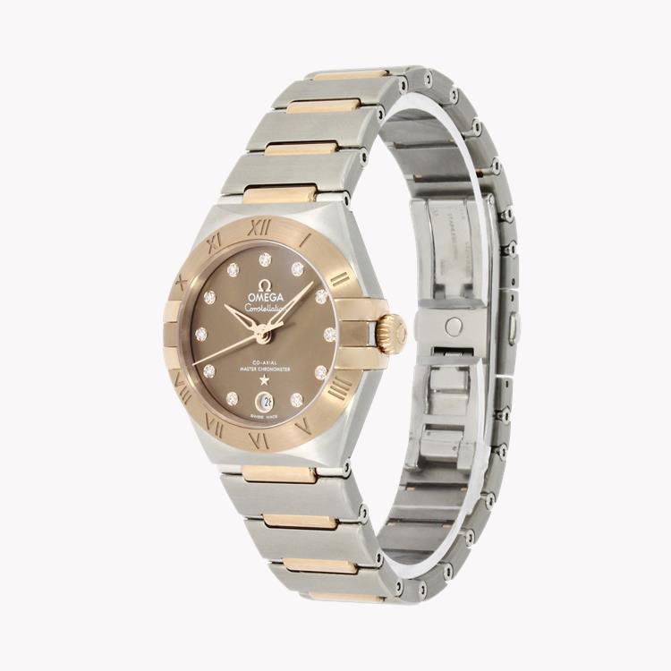 OMEGA Constellation  O13120292063001 29mm, Brown Dial, Diamond Numerals_2