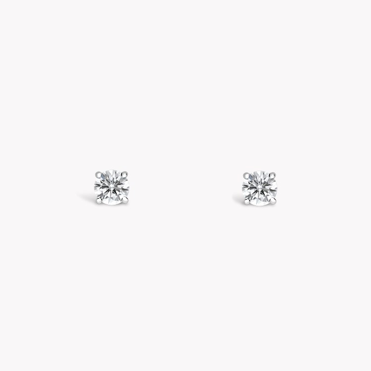 Contemporary Brilliant Cut 0.21ct Diamond Stud Earrings Brilliant cut, Claw set_1