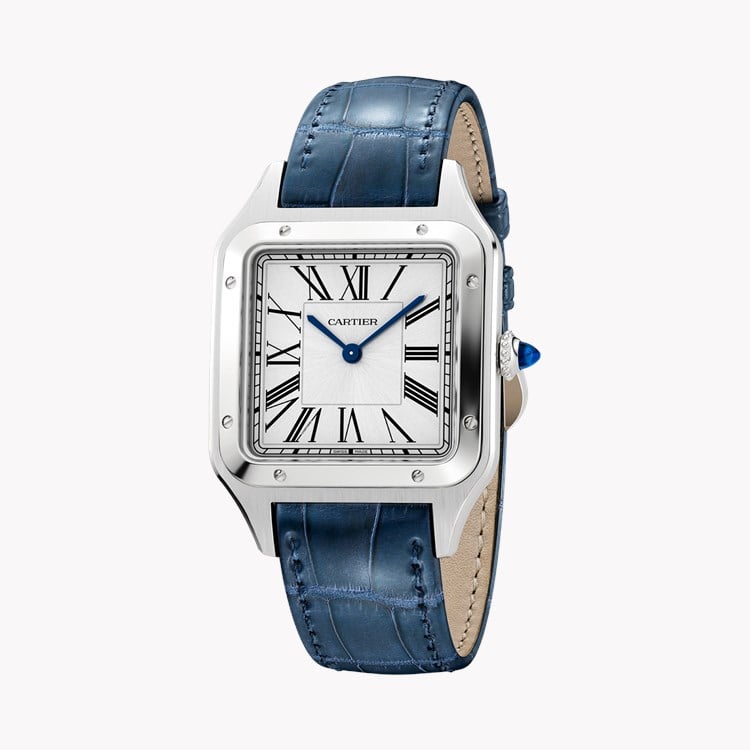 Cartier Santos-Dumont 31.4mm, Silver Dial, Roman Numerals_2