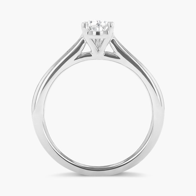 Gaia 0.70ct Pear Shaped Diamond Ring Pear Shaped, Claw Set_3
