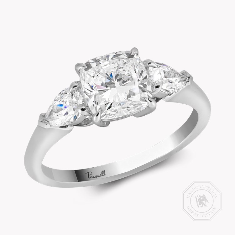 Cushion Cut 1.50ct Congolese Diamond Ring Cushion Cut, Claw Set_1