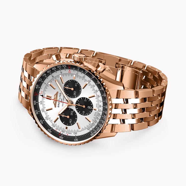 Breitling Navitimer B01 Chronograph 46 46mm, Silver Dial, Baton Numerals_4