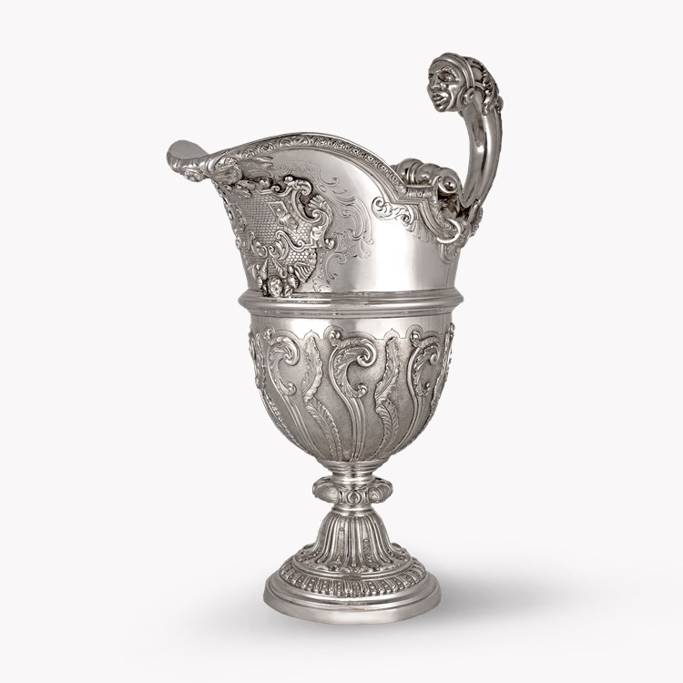 Ewer/Jug with decorative finish