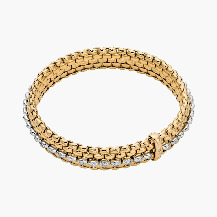 FOPE Panorama Flex'It Expandable Bangle Brilliant Cut, Rubover Set_1