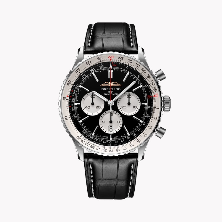 Breitling Navitimer B01 Chronograph 46 46mm, Black Dial, Baton Numerals_1