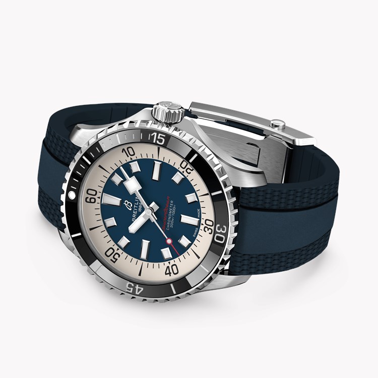 Breitling Superocean Automatic 44 44mm, Blue Dial, Baton Numerals_4