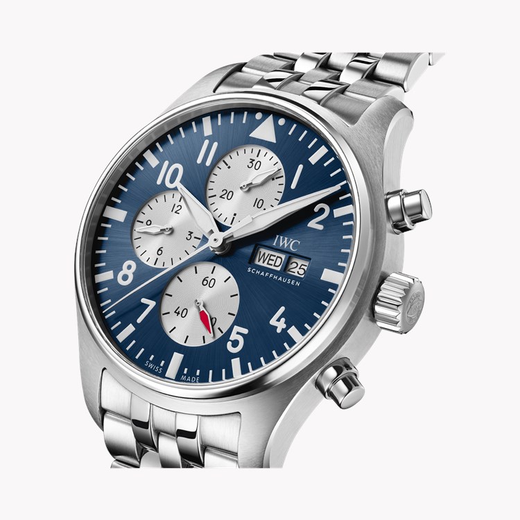 IWC Chronograph Pilot's 43 43mm, Blue Dial, Arabic Numerals_3