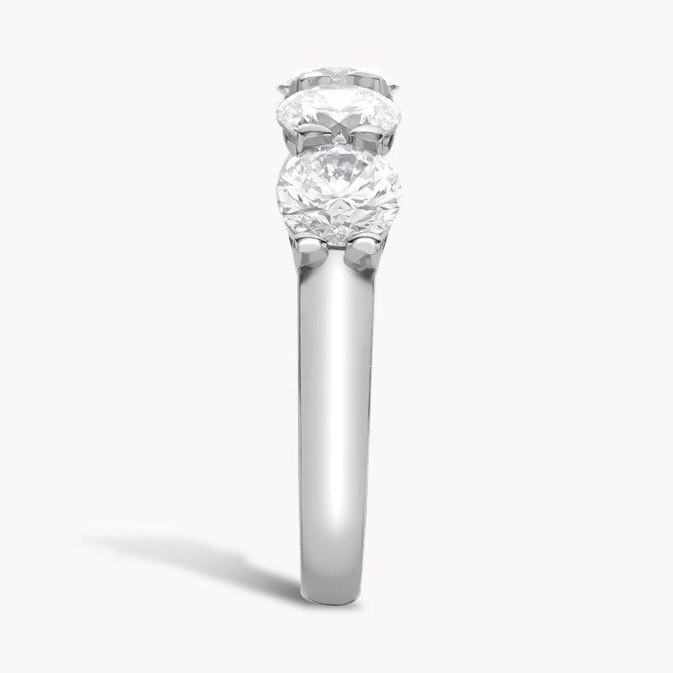 Five Stone Diamond Ring Brilliant cut, Claw set_4
