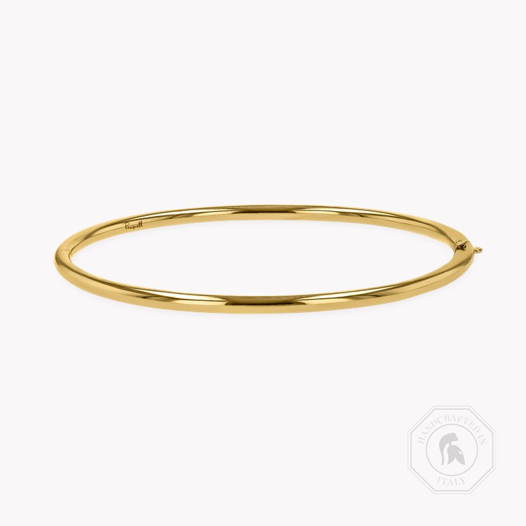 Plain Polished 3mm Round Edge Oval Bangle _1