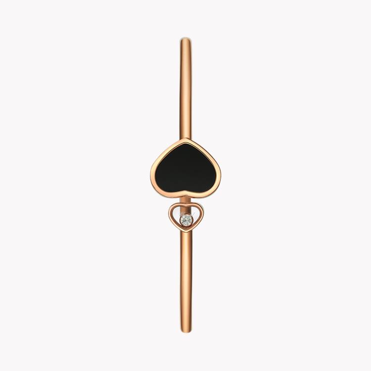 Chopard Happy Hearts Black Onyx Bangle Brilliant Cut Rub Over Set_2