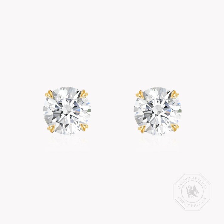Windsor 1.42ct Diamond Stud Earrings Brilliant cut, Claw set_1