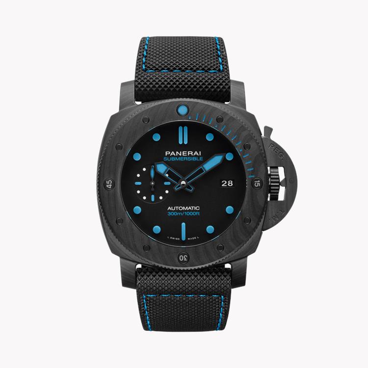 Panerai Submersible Carbotech™ - 47mm Black Dial, Baton Numerals_3