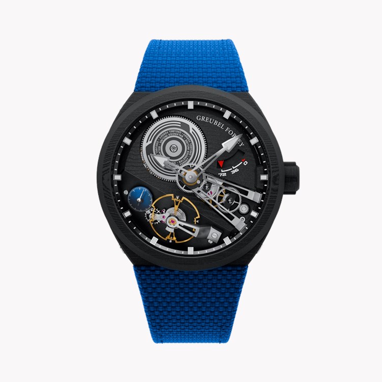 Gruebel Forsey Balancier Convexe S2 41.5mm, Black Dial, Baton Numerals_1