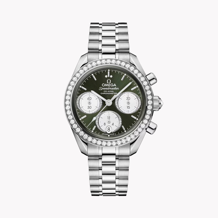 OMEGA Speedmaster 38 O32415385060001 Watch - 38mm, Green Dial 