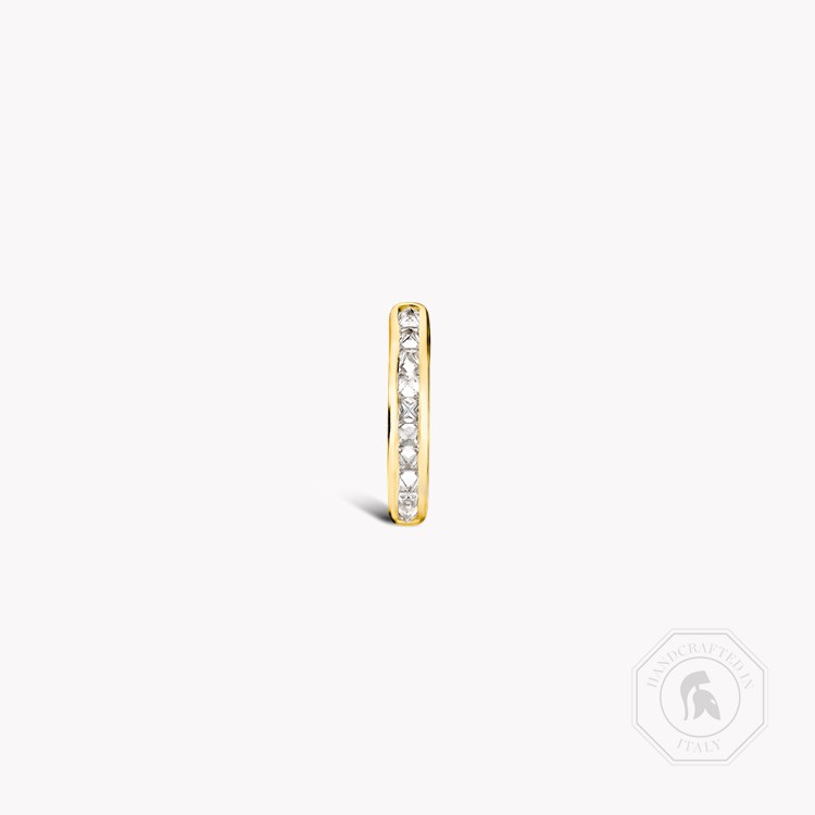 RockChic Diamond Hoop Earring Princess Cut_1