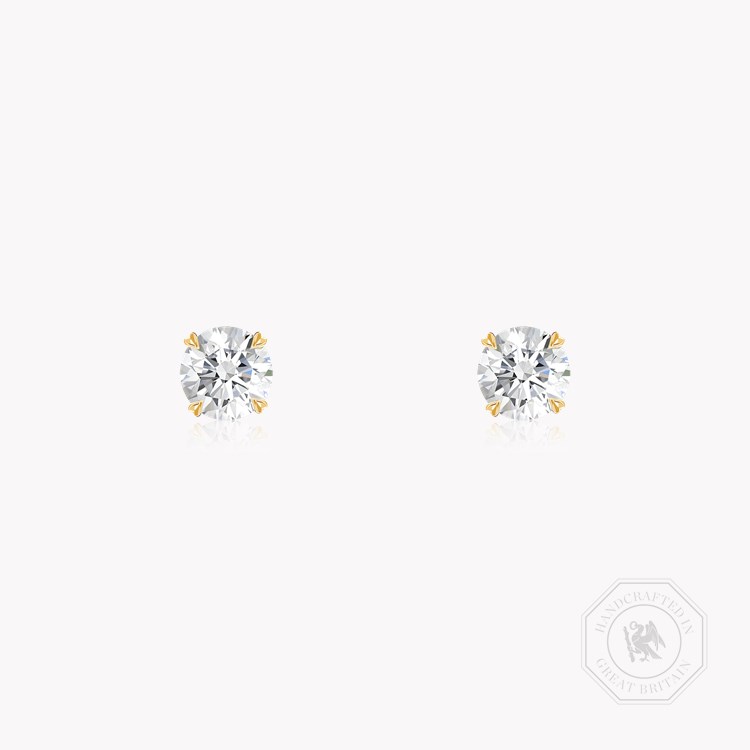 Windsor Diamond Stud Earrings Brilliant cut, Claw set_1