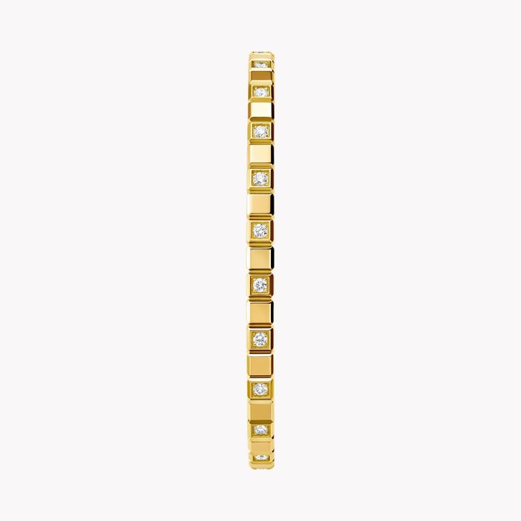 Chopard Ice Cub Half Set Medium Diamond Bangle Brilliant Cut, Four Claw Set_4