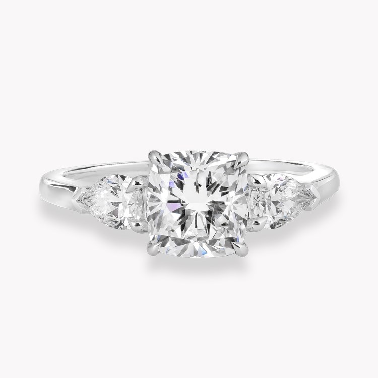 Cushion Cut 1.50ct Congolese Diamond Ring Cushion Cut, Claw Set_2