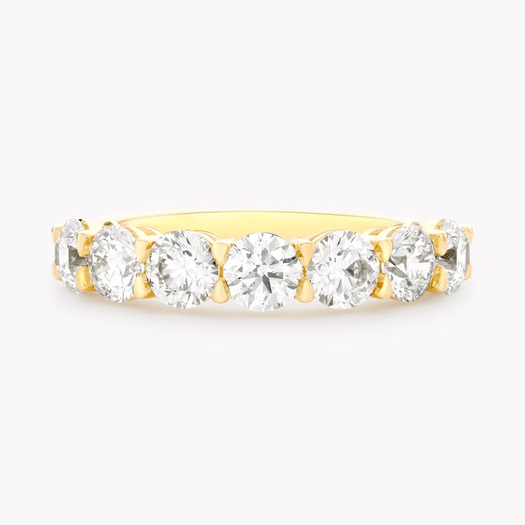 Seven Stone Diamond  Ring Round Brilliant, Claw Set_2