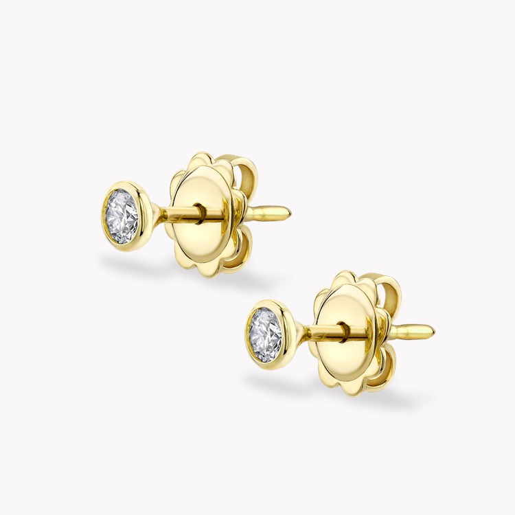 Sundance Diamond Stud Earrings Brilliant Cut, Rubover Set_2