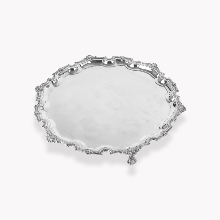 Silver Elizabeth II Salver Hallmarked Birmingham_2