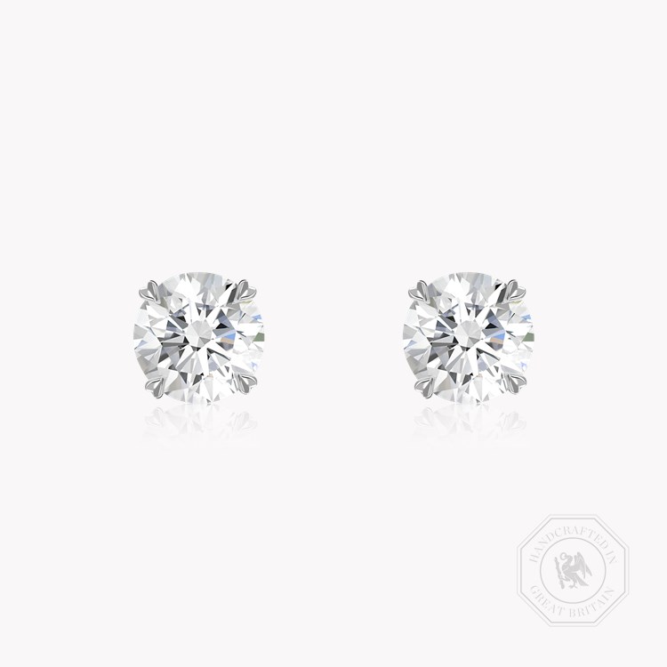 Windsor Diamond Stud Earrings Brilliant cut, Claw set_1