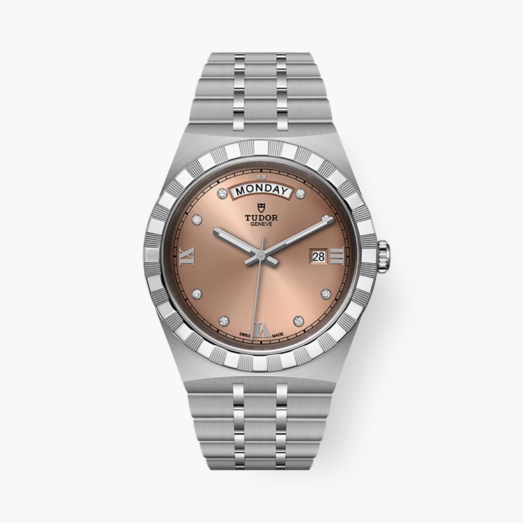 Tudor Royal 41mm, Salmon Dial, Diamond Numerals_1