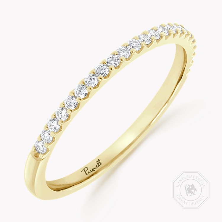 Brilliant Cut Diamond Half Eternity Ring