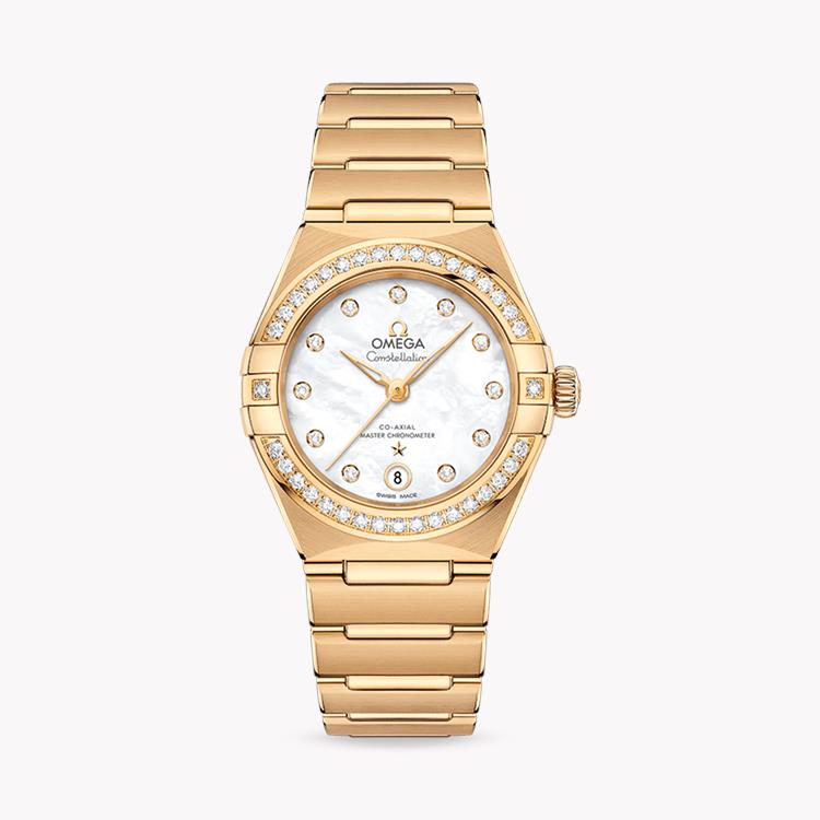 OMEGA Constellation  O13155292055002 29mm, Mother of Pearl Dial, Diamond Numerals_1