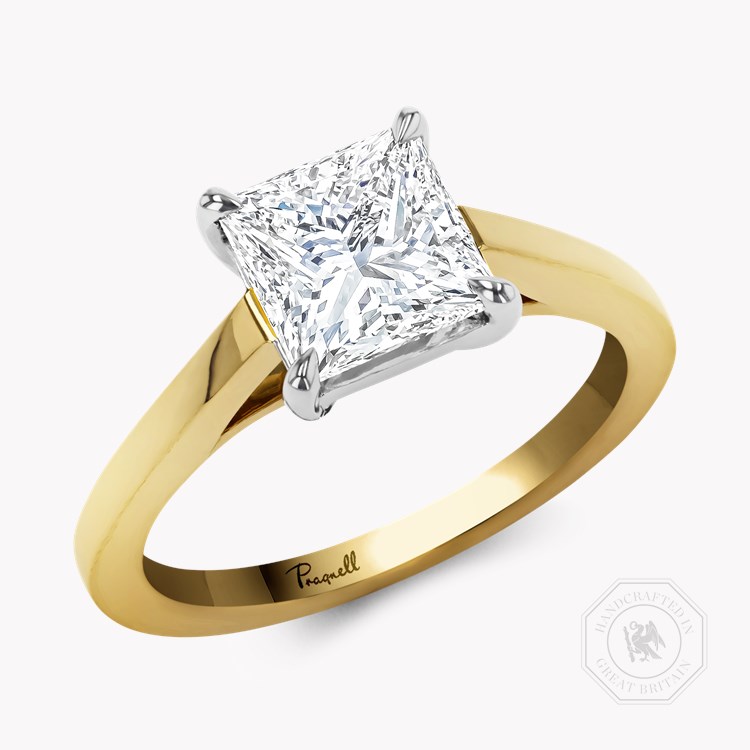 Princess Cut 2.01ct Diamond Ring Princess Cut, Claw Set_1