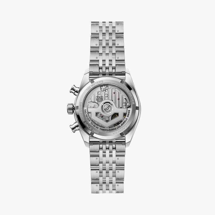 Tag Heuer Carrera Chronograph 39mm, Blue Dial, Baton Numerals_2