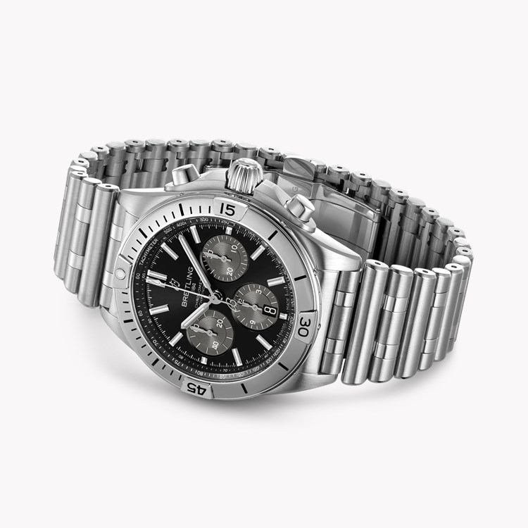 Breitling Chronomat B01 42 42mm, Black Dial, Baton Numerals_3