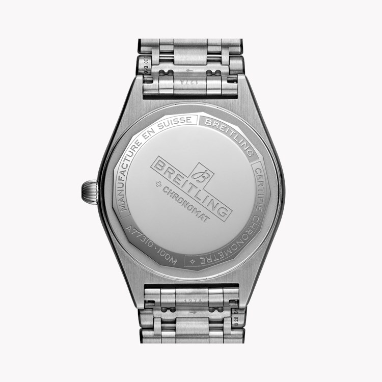 Breitling Chronomat 32 32mm, White Dial, Baton Numerals_2