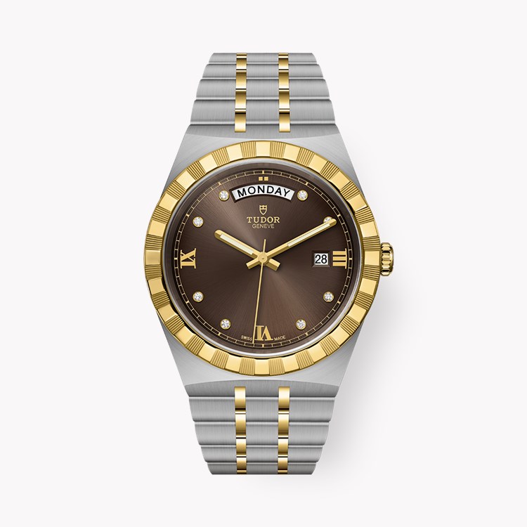 Tudor Royal 41mm, Brown Dial, Diamond Numerals_1