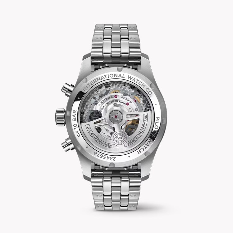 IWC Pilot's Chronograph 41 41mm, Green Dial, Arabic Numerals_2
