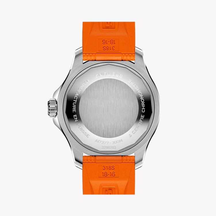 Breitling Superocean Automatic 36 36mm, Orange Dial, Baton Numerals_2