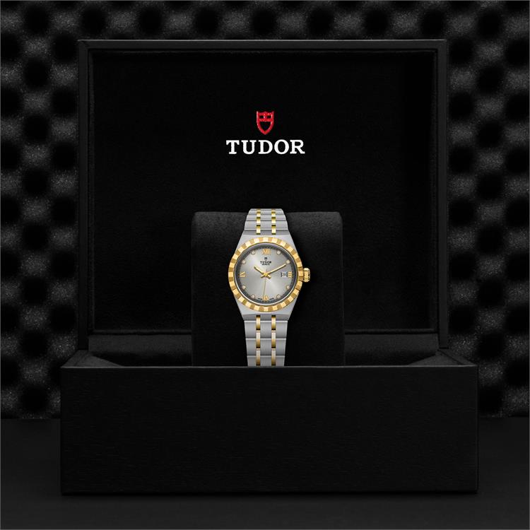 Tudor Royal 28mm. Silver Dial. Diamond Numerals_3