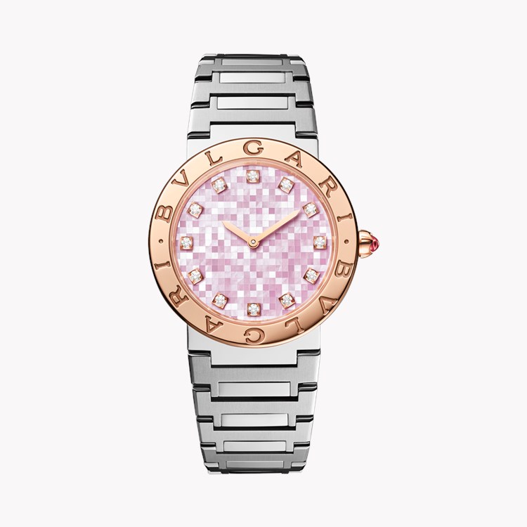 Bulgari Bulgari 33mm Mother of Pearl Diamond set Dial_1