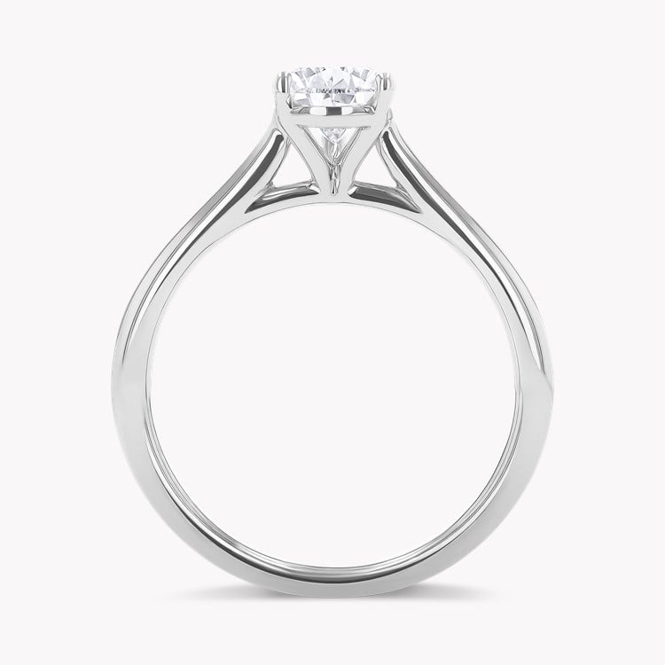Gaia 0.51ct Pear Shaped Diamond Ring Pear Shape, Claw Set_3