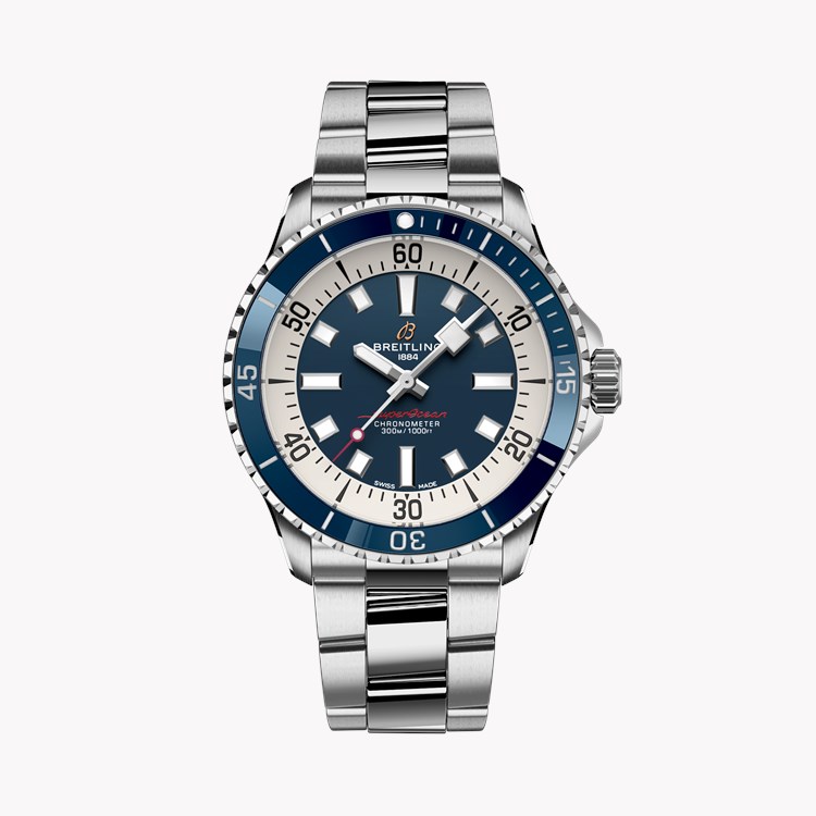 Breitling Superocean Automatic 42 42mm, Blue Dial, Baton Numerals_1