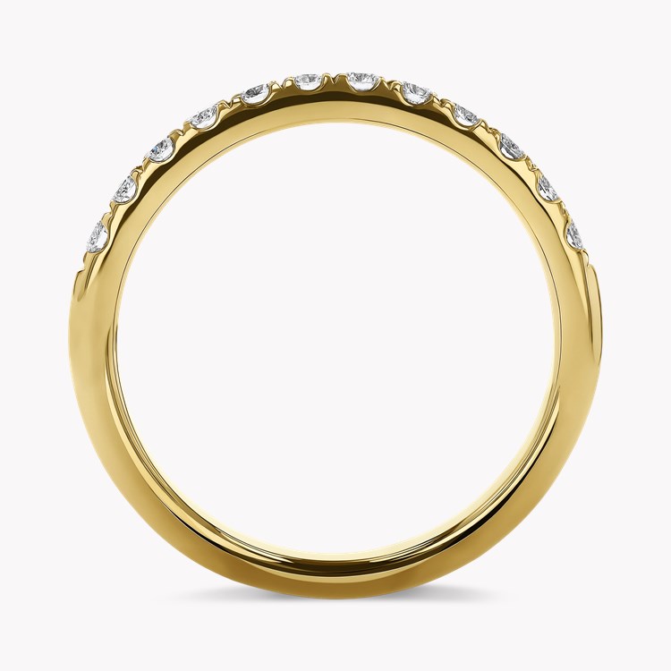 Celestial 0.33ct Diamond Half Eternity Ring Brilliant Cut, Micro Pavé Set_3