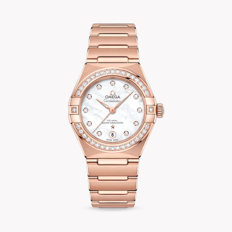 OMEGA Constellation  O13155292055001 29mm, Mother of Pearl Dial, Diamond Numerals_1