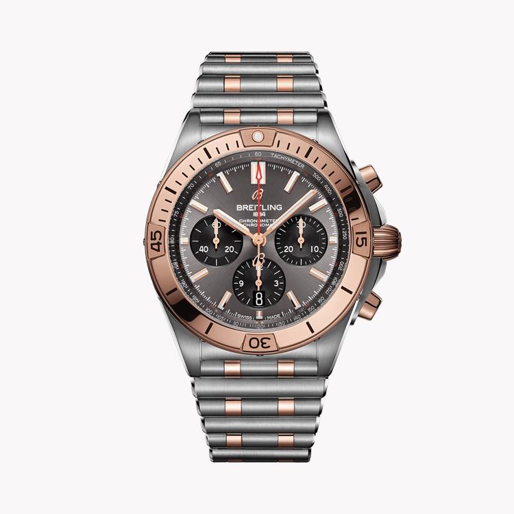 Breitling Chronmat B01 42 42mm, Grey Dial, Baton Numerals_1