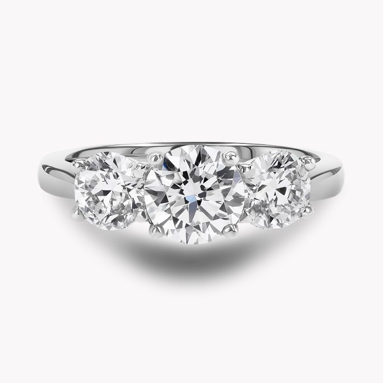 2.00CT Diamond Three-Stone Ring Brilliant Cut, Three-Stone_2