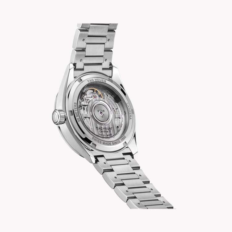 Tag Heuer Carrera Date 36mm, Lilac Dial, Diamond Numerals_2
