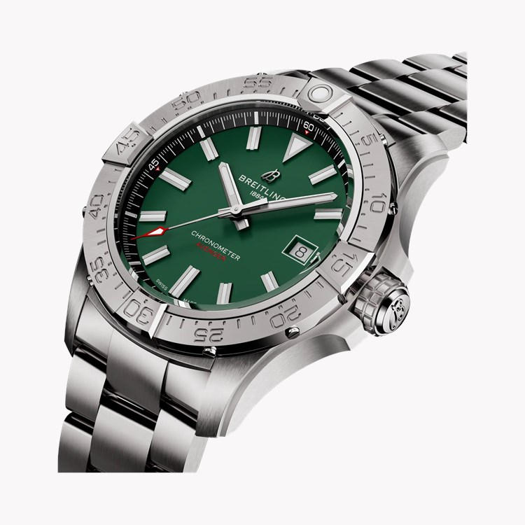 Breitling Avenger Automatic 42 42mm, Green Dial, Baton Numeral_2